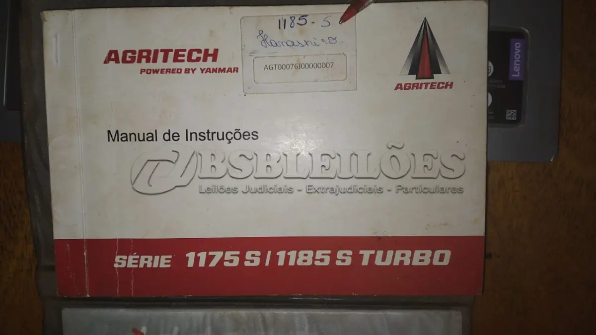 LOTE 001 - 01 TRATOR YANMAR 1185S TURBO 4X4 ANO 2016 COM CREEPER/REDUTOR DE VELOCIDADE ,MOTOR YANMAR 4 CILINDROS TURBO DE 85 CV DE POTENCIA,EQUIPADO COM PESOS DIANTEIROS E COMANDO HIDRÁULICO DUPLO DE 4 SAÍDAS , HORIMETRO ENCONTRA-SE COM : 2330 HORAS,PINTURA ORIGINAL TRATOR SEMI NOVO EM PERFEITO ESTADO DE MECÂNICA E PARTE ELÉTRICA TUDO FUNCIONANDO (NO ESTADO) (VISITAÇÃO AGENDAR 61-98153-0503 JÚNIOR)