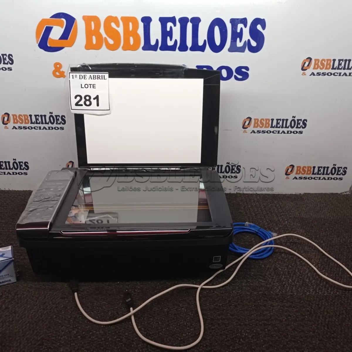 LOTE 281 - 01 IMPRESSORA EPSON TX410. (NO ESTADO) ATENÇÃO! FAZER A VISITAÇÃO ANTES DE ARREMATAR, NÃO SABEMOS SE FUNCIONA. LEILÃO NÃO TEM GARANTIA E NEM DEVOLUÇÃO, SUJEITO A POSSÍVEIS AVARIAS VISÍVEIS/OCULTAS E/OU AUSÊNCIA DE COMPONENTES.