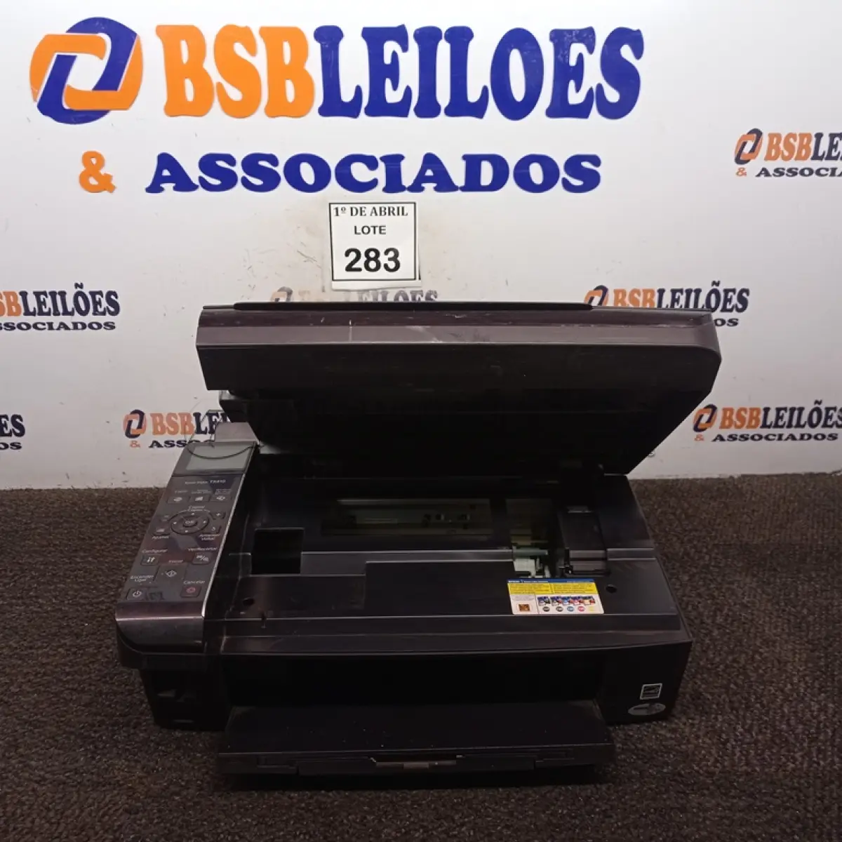 LOTE 283 - 01 IMPRESSORA EPSON TX410. (NO ESTADO) ATENÇÃO! FAZER A VISITAÇÃO ANTES DE ARREMATAR, NÃO SABEMOS SE FUNCIONA. LEILÃO NÃO TEM GARANTIA E NEM DEVOLUÇÃO, SUJEITO A POSSÍVEIS AVARIAS VISÍVEIS/OCULTAS E/OU AUSÊNCIA DE COMPONENTES.