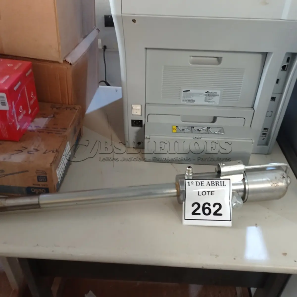 LOTE 262 - 01 PROPULSORA DE ÓLEO. (NO ESTADO) ATENÇÃO! FAZER A VISITAÇÃO ANTES DE ARREMATAR, NÃO SABEMOS SE FUNCIONA. LEILÃO NÃO TEM GARANTIA E NEM DEVOLUÇÃO, SUJEITO A POSSÍVEIS AVARIAS VISÍVEIS/OCULTAS E/OU AUSÊNCIA DE COMPONENTES.
