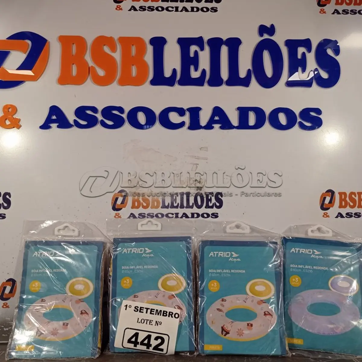 LOTE 442 - 04 BOIAS INFANTIL. (NO ESTADO) ATENÇÃO! FAZER A VISITAÇÃO ANTES DE ARREMATAR, NÃO SABEMOS SE FUNCIONA. LEILÃO NÃO TEM GARANTIA E NEM DEVOLUÇÃO, SUJEITO A POSSÍVEIS AVARIAS VISÍVEIS/OCULTAS E/OU AUSÊNCIA DE COMPONENTES.