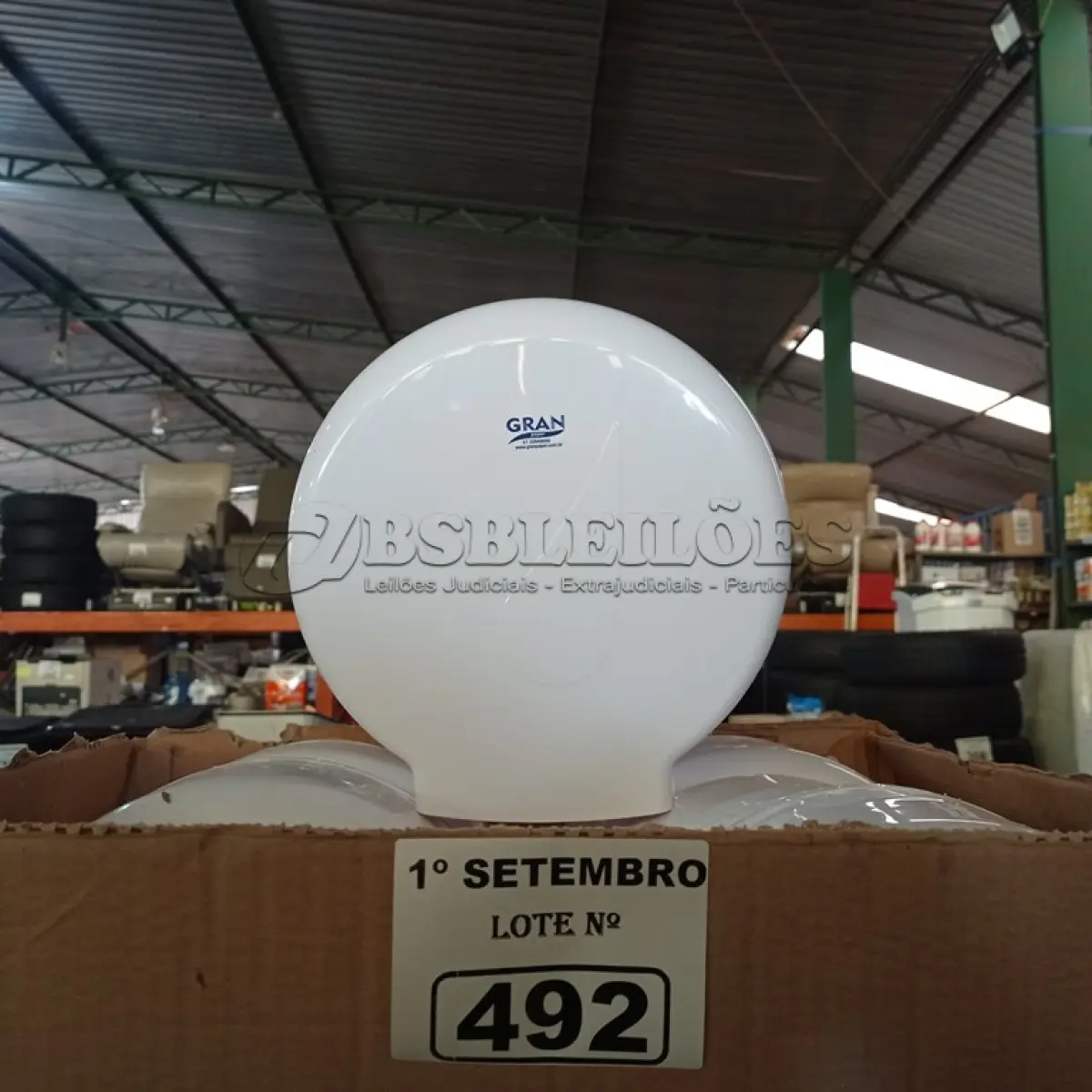 LOTE 492 - 01 LOTE COM VÁRIOS DISPENSE PARA PAPEL HIGIÊNICO. (NO ESTADO) ATENÇÃO! FAZER A VISITAÇÃO ANTES DE ARREMATAR, NÃO SABEMOS SE FUNCIONA. LEILÃO NÃO TEM GARANTIA E NEM DEVOLUÇÃO, SUJEITO A POSSÍVEIS AVARIAS VISÍVEIS/OCULTAS E/OU AUSÊNCIA DE COMPONENTES.
