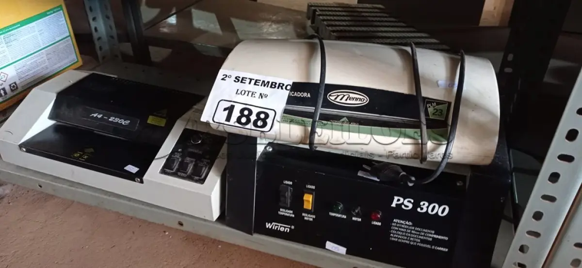LOTE 188 - 03 SELADORA MARCAS E MODELOS DIVERSOS. (NO ESTADO) ATENÇÃO! FAZER A VISITAÇÃO ANTES DE ARREMATAR, NÃO SABEMOS SE FUNCIONA. LEILÃO NÃO TEM GARANTIA E NEM DEVOLUÇÃO, SUJEITO A POSSÍVEIS AVARIAS VISÍVEIS/OCULTAS E/OU AUSÊNCIA DE COMPONENTES.