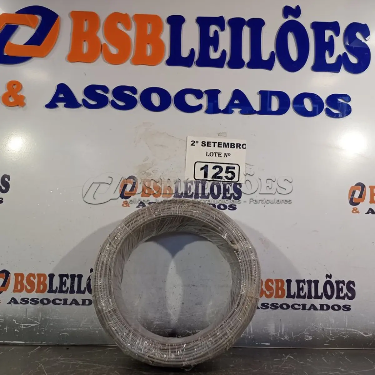 LOTE 125 - 01 ROLO DE CABO FLEXÍVEL 100M 1X2,5MM NA COR PRETA(NOVO). (NO ESTADO) ATENÇÃO! FAZER A VISITAÇÃO ANTES DE ARREMATAR, NÃO SABEMOS SE FUNCIONA. LEILÃO NÃO TEM GARANTIA E NEM DEVOLUÇÃO, SUJEITO A POSSÍVEIS AVARIAS VISÍVEIS/OCULTAS E/OU AUSÊNCIA DE COMPONENTES.
