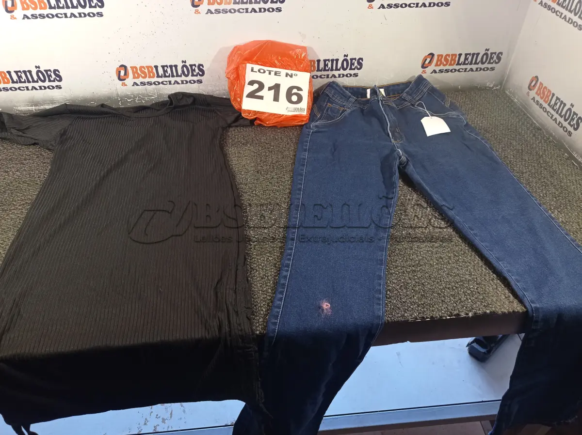 LOTE 216 - 12 – PEÇAS DE ROUPAS FEMININAS DIVERSAS (NO ESTADO, NÃO SABEMOS SE FUNCIONA. LEILÃO NÃO TEM GARANTIA E NEM DEVOLUÇÃO, SUJEITO A POSSÍVEIS AVARIAS VISÍVEIS/OCULTAS E/OU AUSÊNCIA DE COMPONENTES)