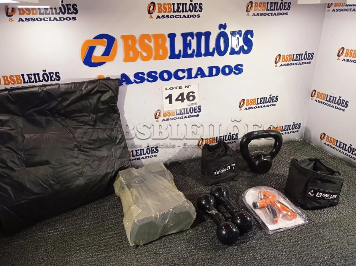 LOTE 146 - 09 – ITENS DE EXERCÍCIOS (NO ESTADO, NÃO SABEMOS SE FUNCIONA. LEILÃO NÃO TEM GARANTIA E NEM DEVOLUÇÃO, SUJEITO A POSSÍVEIS AVARIAS VISÍVEIS/OCULTAS E/OU AUSÊNCIA DE COMPONENTES)
