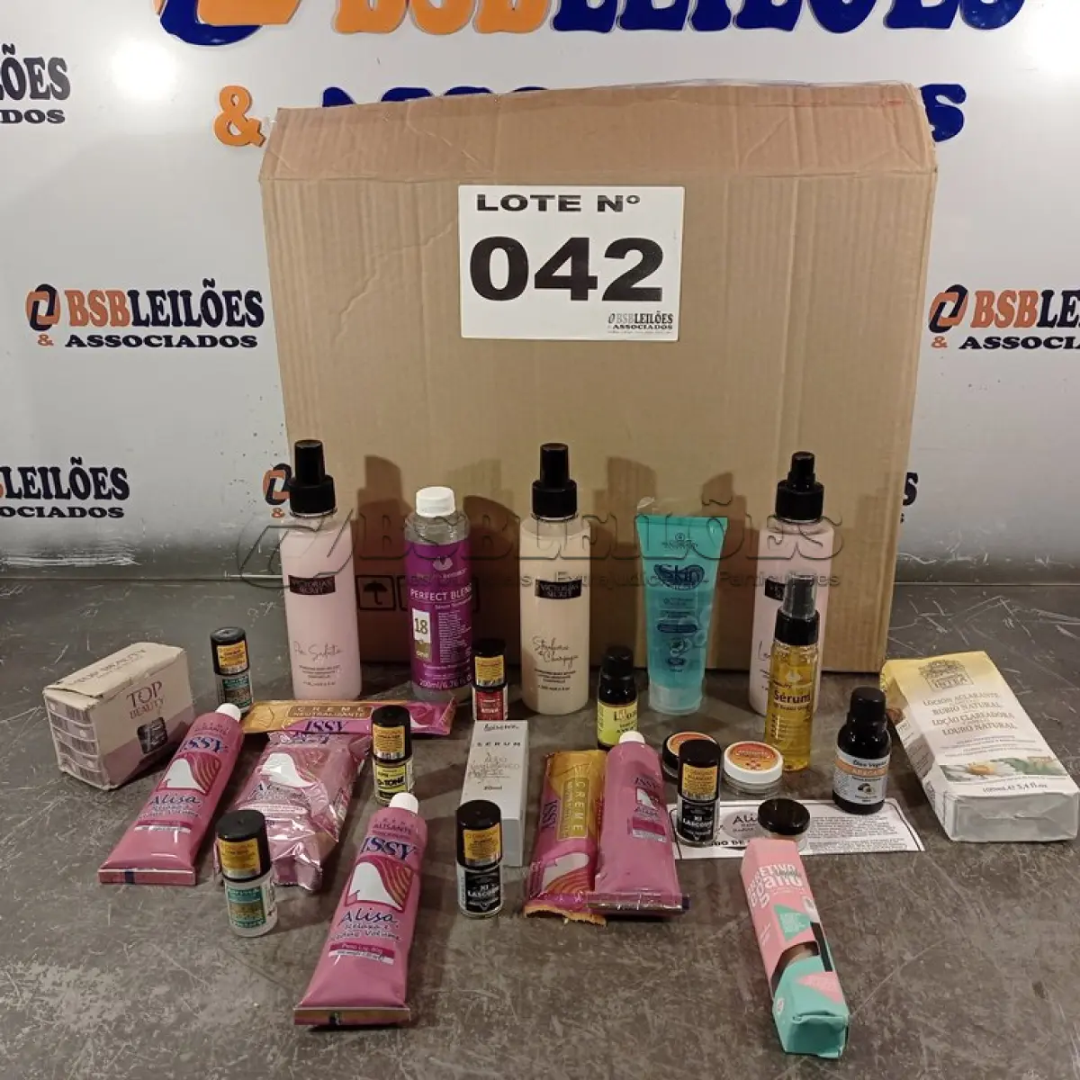 LOTE 042 - 24 – COSMÉTICOS DIVERSOS (NO ESTADO, NÃO SABEMOS SE FUNCIONA. LEILÃO NÃO TEM GARANTIA E NEM DEVOLUÇÃO, SUJEITO A POSSÍVEIS AVARIAS VISÍVEIS/OCULTAS E/OU AUSÊNCIA DE COMPONENTES)