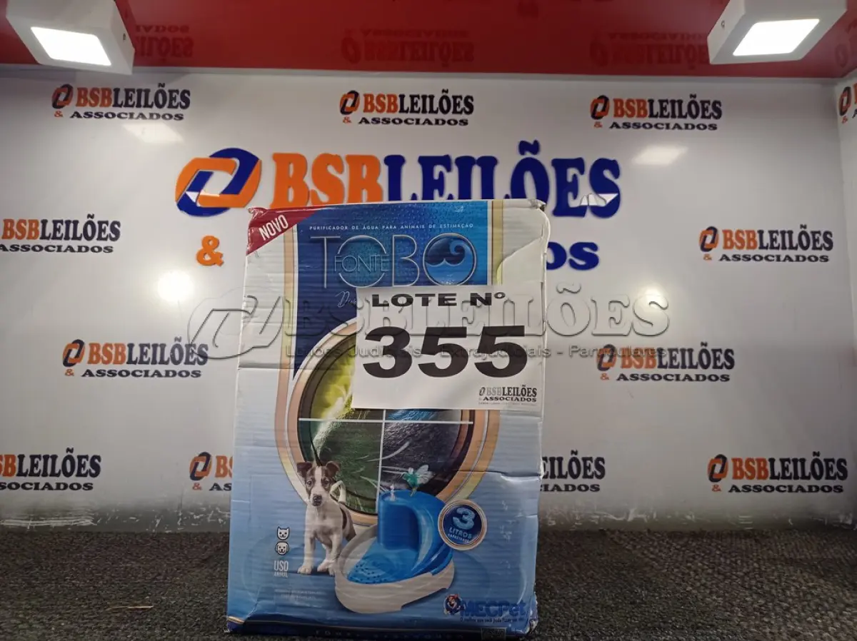 LOTE 355 - 01 - FONTE BEBEDOURO PARA CÃES GATOS (NO ESTADO, NÃO SABEMOS SE FUNCIONA. LEILÃO NÃO TEM GARANTIA E NEM DEVOLUÇÃO, SUJEITO A POSSÍVEIS AVARIAS VISÍVEIS/OCULTAS E/OU AUSÊNCIA DE COMPONENTES)