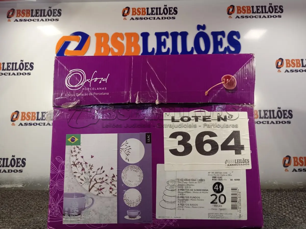 LOTE 364 - 01 – CONJUNTO DE JANTAR (NO ESTADO, NÃO SABEMOS SE FUNCIONA. LEILÃO NÃO TEM GARANTIA E NEM DEVOLUÇÃO, SUJEITO A POSSÍVEIS AVARIAS VISÍVEIS/OCULTAS E/OU AUSÊNCIA DE COMPONENTES)