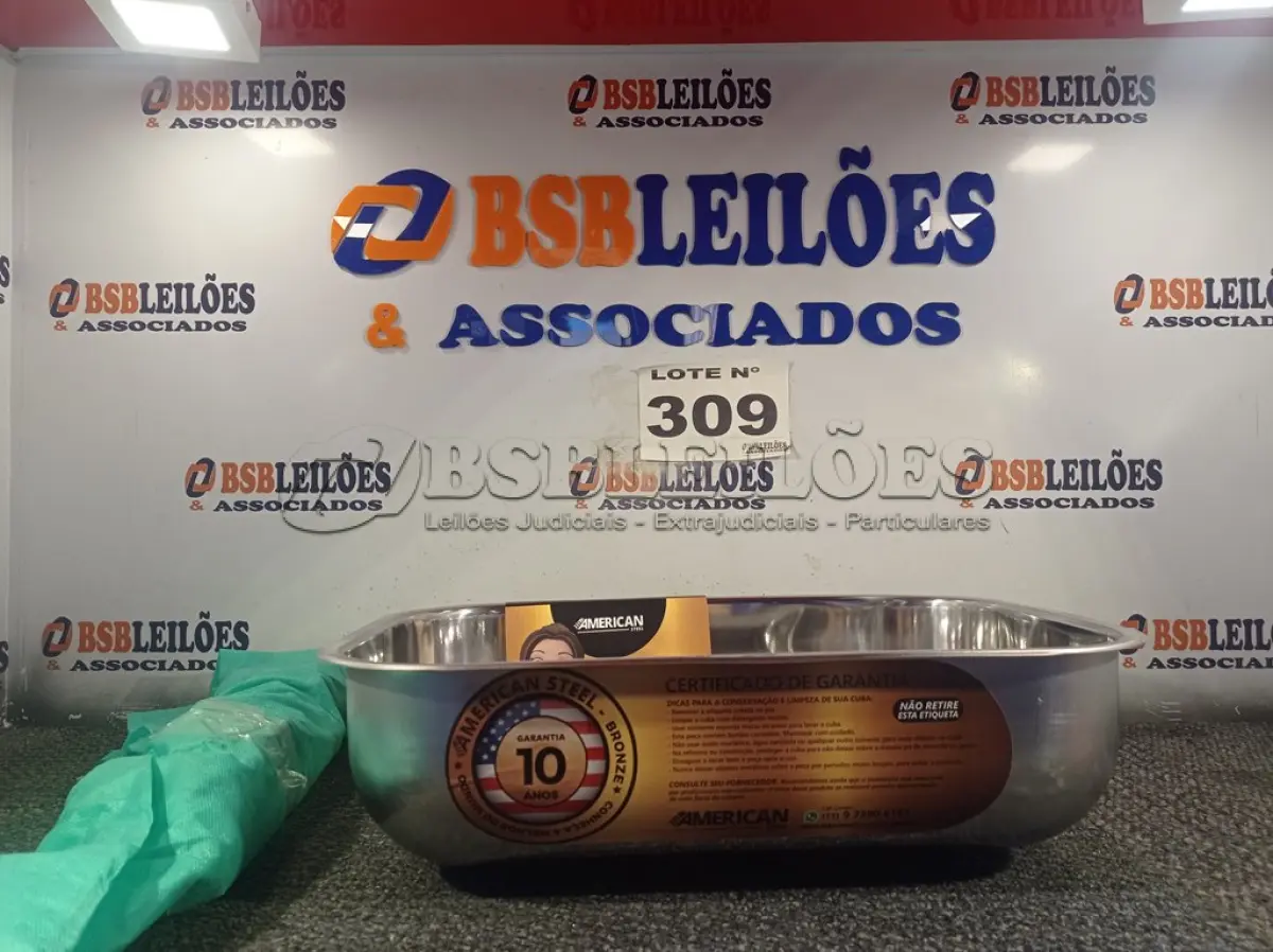 LOTE 309 - 01 – CUBA INOX (NO ESTADO, NÃO SABEMOS SE FUNCIONA. LEILÃO NÃO TEM GARANTIA E NEM DEVOLUÇÃO, SUJEITO A POSSÍVEIS AVARIAS VISÍVEIS/OCULTAS E/OU AUSÊNCIA DE COMPONENTES)