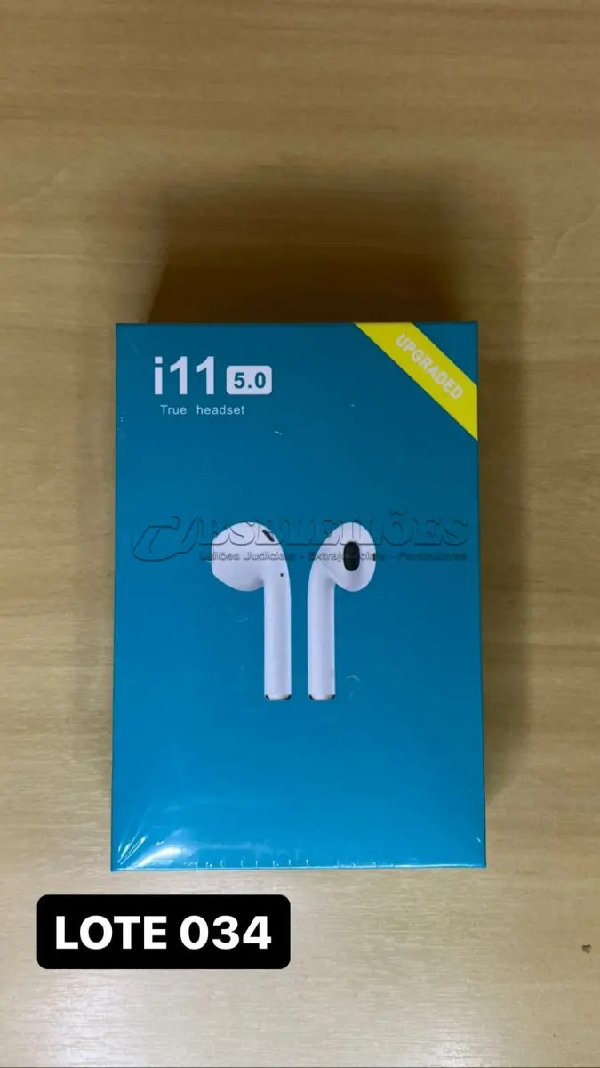 LOTE 034 - 01 FONE DE OUVIDO BLUETOOTH 5.0(NO ESTADO)