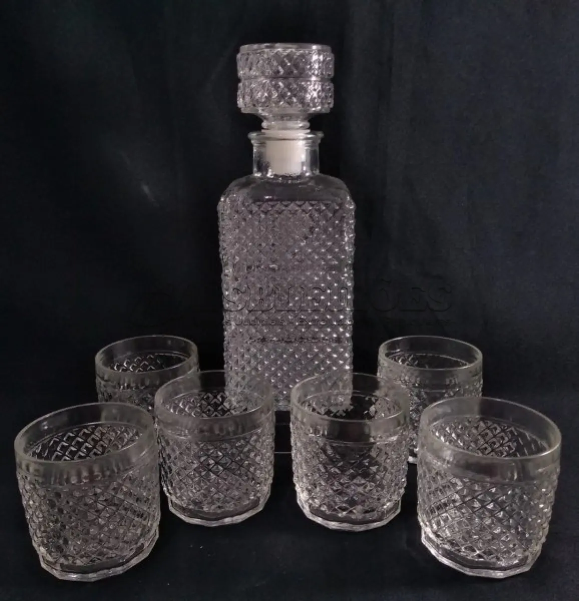 LOTE 194 - CONJUNTO PARRA WHISKY FRANCÊS, (NO ESTADO)