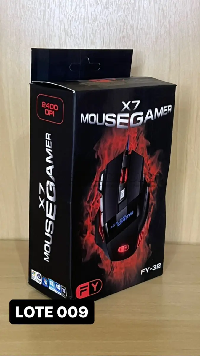 LOTE 009 - 01 MOUSE GAMER(NO ESTADO)
