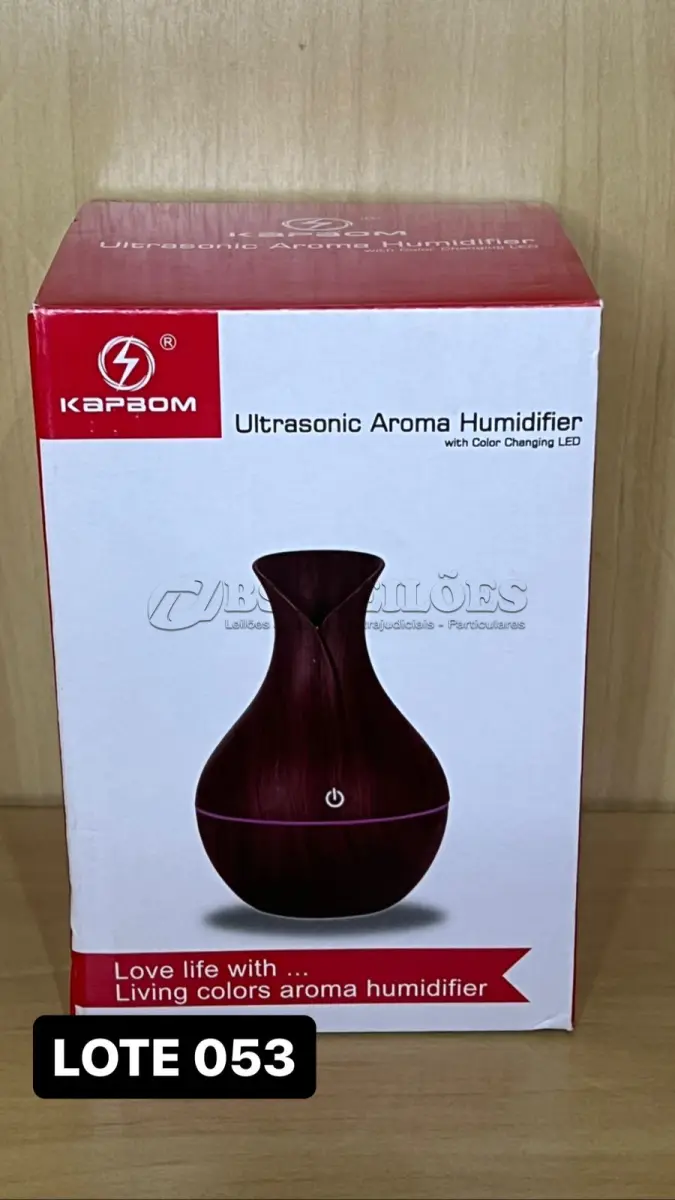 LOTE 053 - 01 UMIDIFICADOR DE AR E AROMATIZADOR(NO ESTADO)