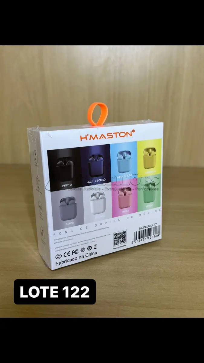 LOTE 122 - 01 FONE DE OUVIDO BLUETOOTH (NO ESTADO)
