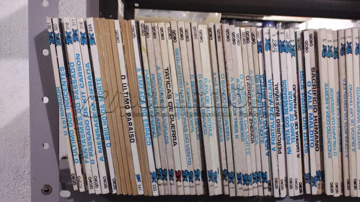 LOTE 584 - LOTE GIBIS ANTIGOS TEX EDITORA GLOBO COM 150 GIBIS (NO ESTADO)