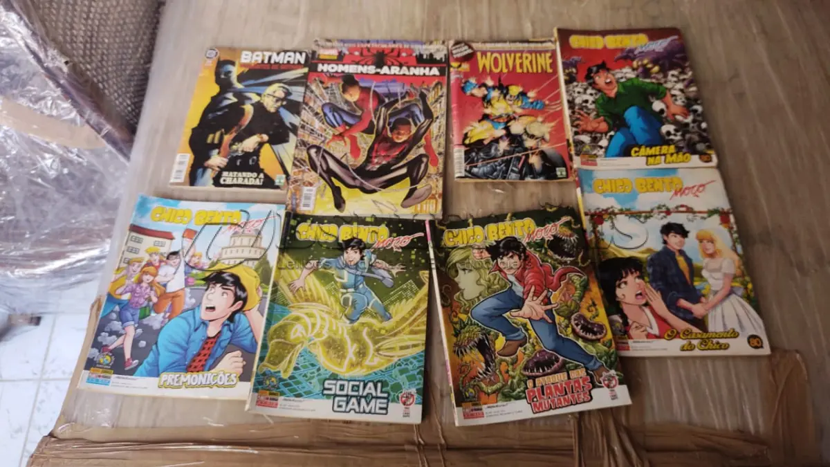 LOTE 607 - LOTE GIBIS ANTIGOS, REVISTAS (NO ESTADO)