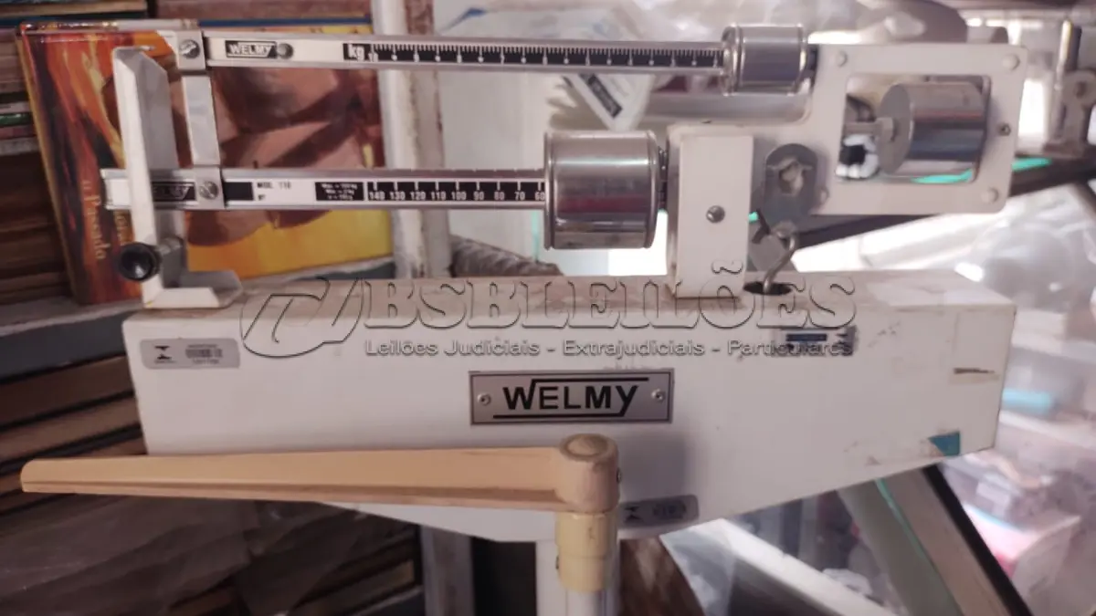 LOTE 497 - BALANÇA WELMY DE 150 QUILOS (NO ESTADO)