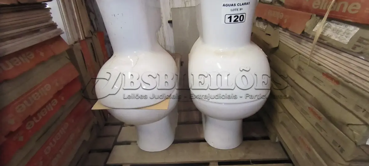 LOTE 120 - 04 VASOS SANITÁRIOS (NO ESTADO)