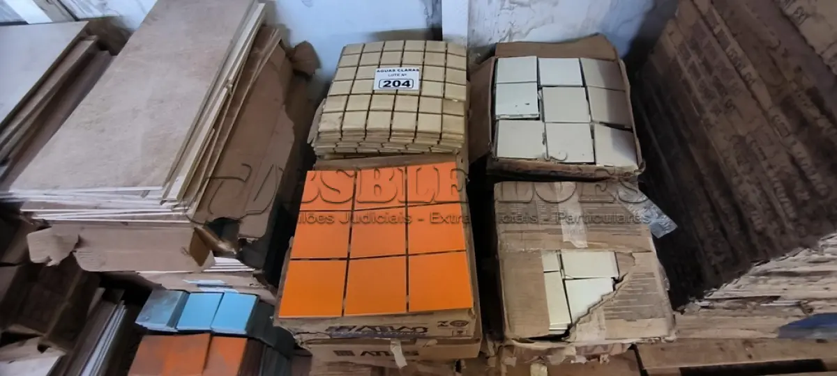 LOTE 204 - 01 LOTE COM PASTILHAS DIVERSAS TAMANHOS E CORES (NO ESTADO)