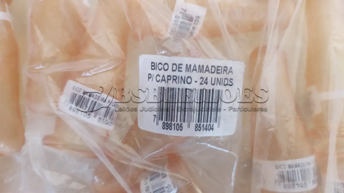 LOTE 691 - LOTE COM 120 BICOS PARA MAMADEIRA CAPRINO OVINO. (NO ESTADO) 