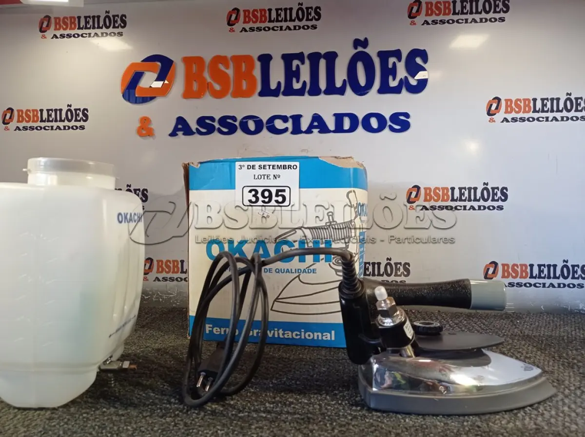 LOTE 395 - 01 FERRO GRAVITACIONAL A VAPOR. (NO ESTADO) ATENÇÃO! FAZER A VISITAÇÃO ANTES DE ARREMATAR, NÃO SABEMOS SE FUNCIONA. LEILÃO NÃO TEM GARANTIA E NEM DEVOLUÇÃO, SUJEITO A POSSÍVEIS AVARIAS VISÍVEIS/OCULTAS E/OU AUSÊNCIA DE COMPONENTES.