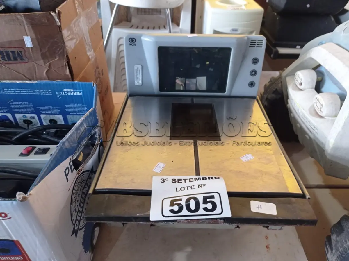 LOTE 505 - 02 BALANÇAS PARA CAIXA DE SUPERMERCADO. (NO ESTADO) ATENÇÃO! FAZER A VISITAÇÃO ANTES DE ARREMATAR, NÃO SABEMOS SE FUNCIONA. LEILÃO NÃO TEM GARANTIA E NEM DEVOLUÇÃO, SUJEITO A POSSÍVEIS AVARIAS VISÍVEIS/OCULTAS E/OU AUSÊNCIA DE COMPONENTES.