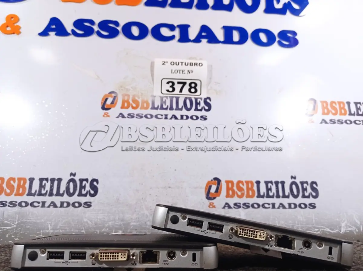 LOTE 378 - 02 MINIS CPU WYSE. (NO ESTADO) ATENÇÃO! FAZER A VISITAÇÃO ANTES DE ARREMATAR, NÃO SABEMOS SE FUNCIONA. LEILÃO NÃO TEM GARANTIA E NEM DEVOLUÇÃO, SUJEITO A POSSÍVEIS AVARIAS VISÍVEIS/OCULTAS E/OU AUSÊNCIA DE COMPONENTES.