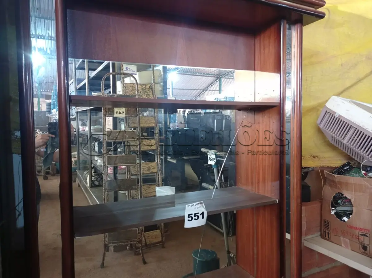 LOTE 551 - 01 ESTANTE EM MADEIRA COM AVARIAS. (NO ESTADO) ATENÇÃO! FAZER A VISITAÇÃO ANTES DE ARREMATAR, NÃO SABEMOS SE FUNCIONA. LEILÃO NÃO TEM GARANTIA E NEM DEVOLUÇÃO, SUJEITO A POSSÍVEIS AVARIAS VISÍVEIS/OCULTAS E/OU AUSÊNCIA DE COMPONENTES.