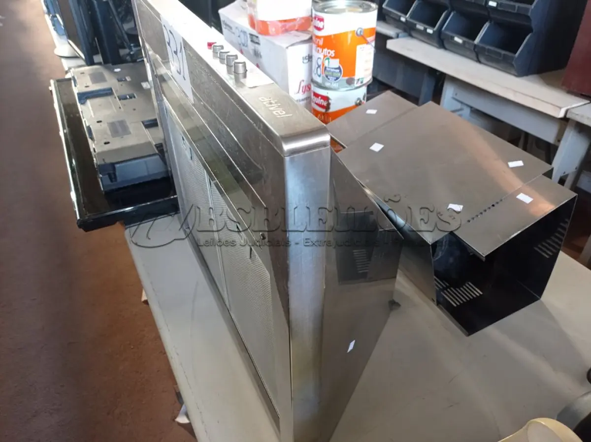 LOTE 331 - 01 DEPURADOR DE AR EM AÇO ESCOVADO MARCA BRASTEMP. (NO ESTADO) ATENÇÃO! FAZER A VISITAÇÃO ANTES DE ARREMATAR, NÃO SABEMOS SE FUNCIONA. LEILÃO NÃO TEM GARANTIA E NEM DEVOLUÇÃO, SUJEITO A POSSÍVEIS AVARIAS VISÍVEIS/OCULTAS E/OU AUSÊNCIA DE COMPONENTES.