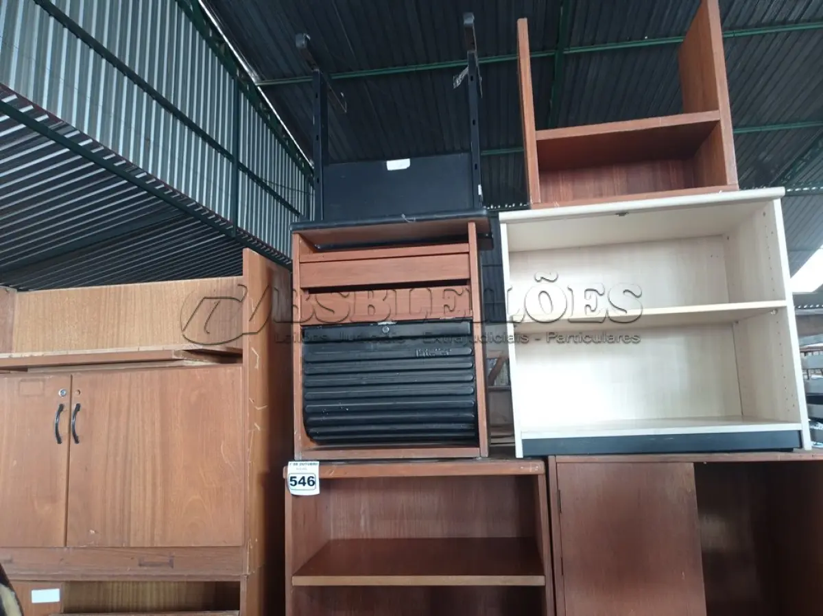LOTE 546 - 01 LOTE COM ARMÁRIOS DIVERSOS. (NO ESTADO) ATENÇÃO! FAZER A VISITAÇÃO ANTES DE ARREMATAR, NÃO SABEMOS SE FUNCIONA. LEILÃO NÃO TEM GARANTIA E NEM DEVOLUÇÃO, SUJEITO A POSSÍVEIS AVARIAS VISÍVEIS/OCULTAS E/OU AUSÊNCIA DE COMPONENTES.