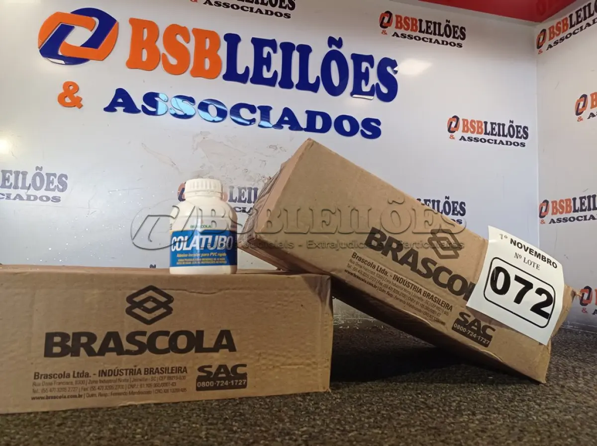 LOTE 072 - 02 CAIXAS COM COLA TUBO ST 175G COM 15 UNIDADES CADA. (NO ESTADO) ATENÇÃO! FAZER A VISITAÇÃO ANTES DE ARREMATAR, NÃO SABEMOS SE FUNCIONA. LEILÃO NÃO TEM GARANTIA E NEM DEVOLUÇÃO, SUJEITO A POSSÍVEIS AVARIAS VISÍVEIS/OCULTAS E/OU AUSÊNCIA DE COMPONENTES.