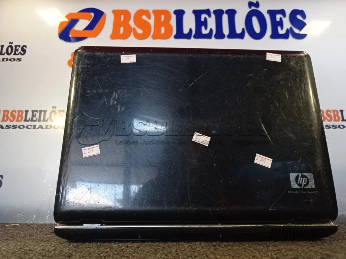 LOTE 048 - 01 NOTEBOOK MARCA HP. (NO ESTADO) ATENÇÃO! FAZER A VISITAÇÃO ANTES DE ARREMATAR, NÃO SABEMOS SE FUNCIONA. LEILÃO NÃO TEM GARANTIA E NEM DEVOLUÇÃO, SUJEITO A POSSÍVEIS AVARIAS VISÍVEIS/OCULTAS E/OU AUSÊNCIA DE COMPONENTES.