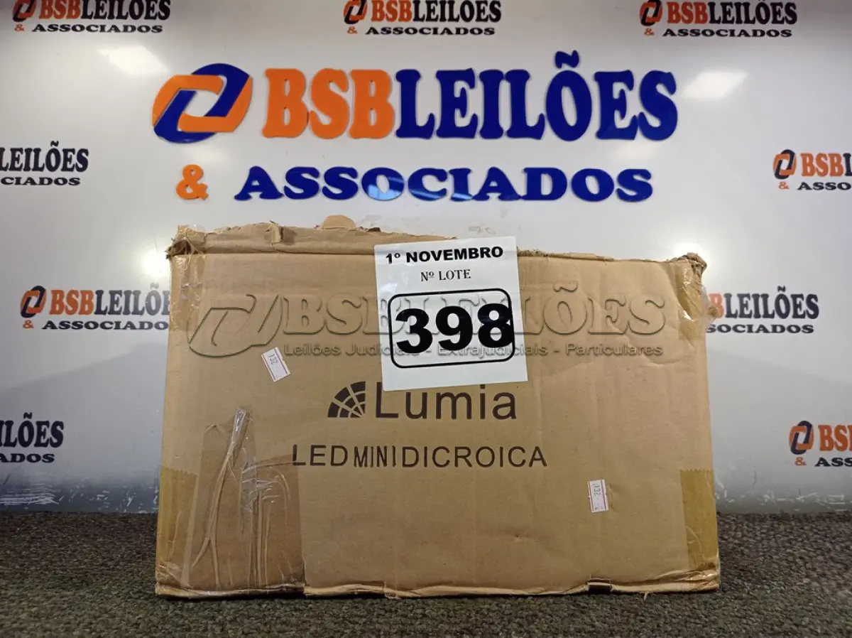 LOTE 398 - 01 LOTE COM APROXIMADAMENTE 80 LÂMPADAS DICROICA 1W 220V. (NO ESTADO) ATENÇÃO! FAZER A VISITAÇÃO ANTES DE ARREMATAR, NÃO SABEMOS SE FUNCIONA. LEILÃO NÃO TEM GARANTIA E NEM DEVOLUÇÃO, SUJEITO A POSSÍVEIS AVARIAS VISÍVEIS/OCULTAS E/OU AUSÊNCIA DE COMPONENTES.
