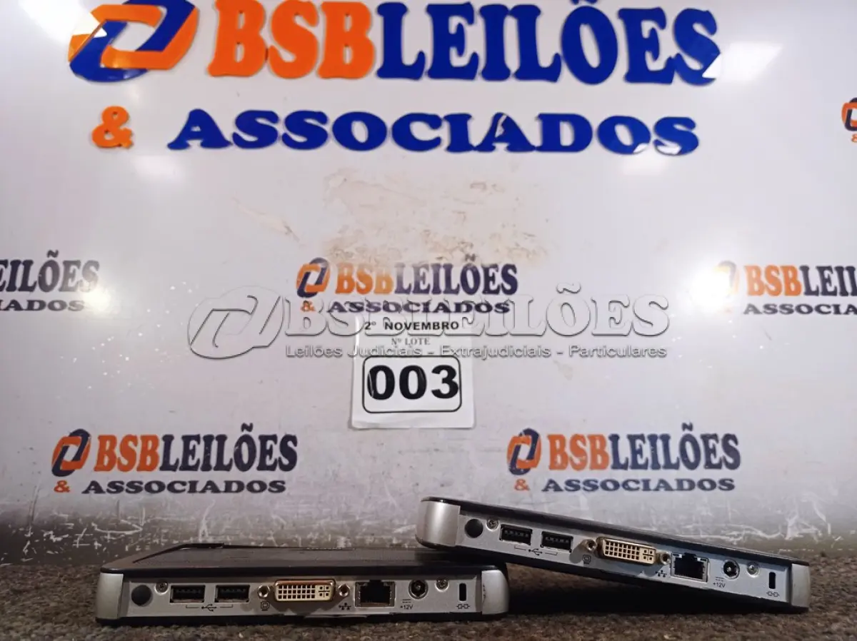 LOTE 003 - 02 TERMINAIS WYSE. (NO ESTADO) ATENÇÃO! FAZER A VISITAÇÃO ANTES DE ARREMATAR, NÃO SABEMOS SE FUNCIONA. LEILÃO NÃO TEM GARANTIA E NEM DEVOLUÇÃO, SUJEITO A POSSÍVEIS AVARIAS VISÍVEIS/OCULTAS E/OU AUSÊNCIA DE COMPONENTES.