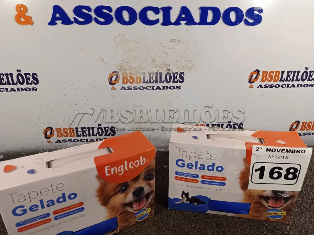 LOTE 168 - 02 TAPETES GELADO. (NO ESTADO) ATENÇÃO! FAZER A VISITAÇÃO ANTES DE ARREMATAR, NÃO SABEMOS SE FUNCIONA. LEILÃO NÃO TEM GARANTIA E NEM DEVOLUÇÃO, SUJEITO A POSSÍVEIS AVARIAS VISÍVEIS/OCULTAS E/OU AUSÊNCIA DE COMPONENTES.