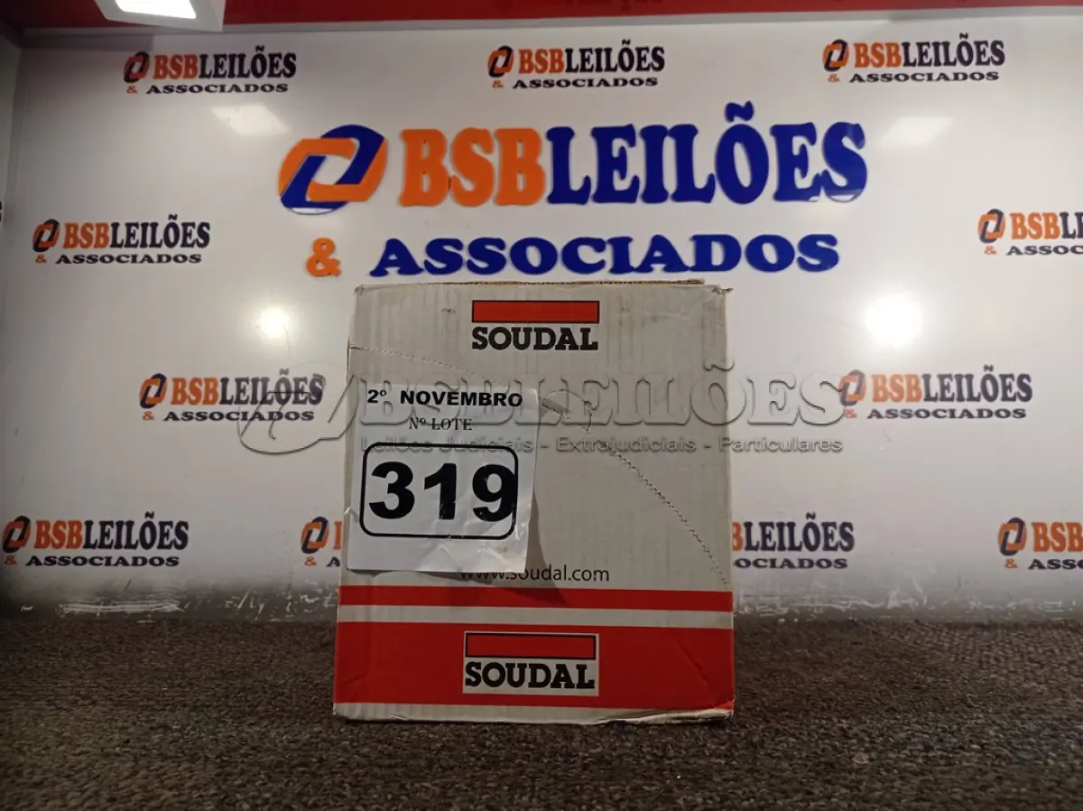 LOTE 319 - 12 TUBOS DE SILICONE NEUTRO PARA CONSTRUÇÃO 340G. (NO ESTADO) ATENÇÃO! FAZER A VISITAÇÃO ANTES DE ARREMATAR, NÃO SABEMOS SE FUNCIONA. LEILÃO NÃO TEM GARANTIA E NEM DEVOLUÇÃO, SUJEITO A POSSÍVEIS AVARIAS VISÍVEIS/OCULTAS E/OU AUSÊNCIA DE COMPONENTES.