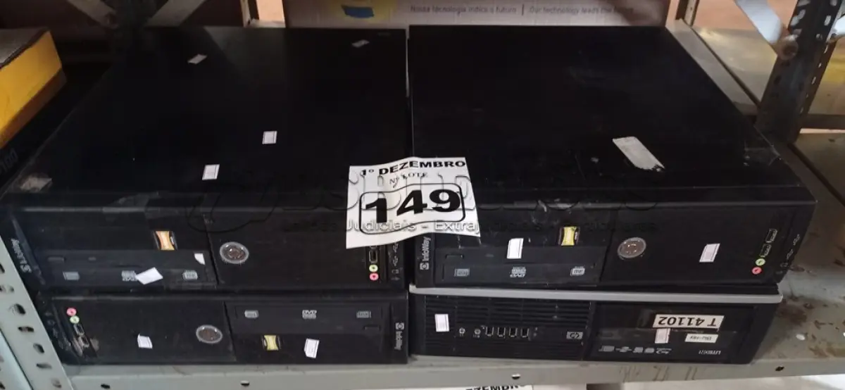 LOTE 149 - 04 CPU’S MARCAS INFOWAY. (NO ESTADO) ATENÇÃO! FAZER A VISITAÇÃO ANTES DE ARREMATAR, NÃO SABEMOS SE FUNCIONA. LEILÃO NÃO TEM GARANTIA E NEM DEVOLUÇÃO, SUJEITO A POSSÍVEIS AVARIAS VISÍVEIS/OCULTAS E/OU AUSÊNCIA DE COMPONENTES.