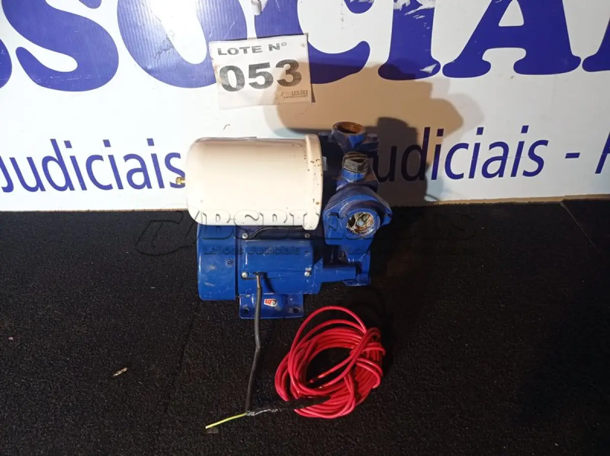 LOTE 053 - 01 - BOMBA PRESSURIZADORA WMPAP130H CLAW 0,5CV 220VOLTS (NO ESTADO, NÃO SABEMOS SE FUNCIONA. LEILÃO NÃO TEM GARANTIA E NEM DEVOLUÇÃO, SUJEITO A POSSÍVEIS AVARIAS VISÍVEIS/OCULTAS E/OU AUSÊNCIA DE COMPONENTES)