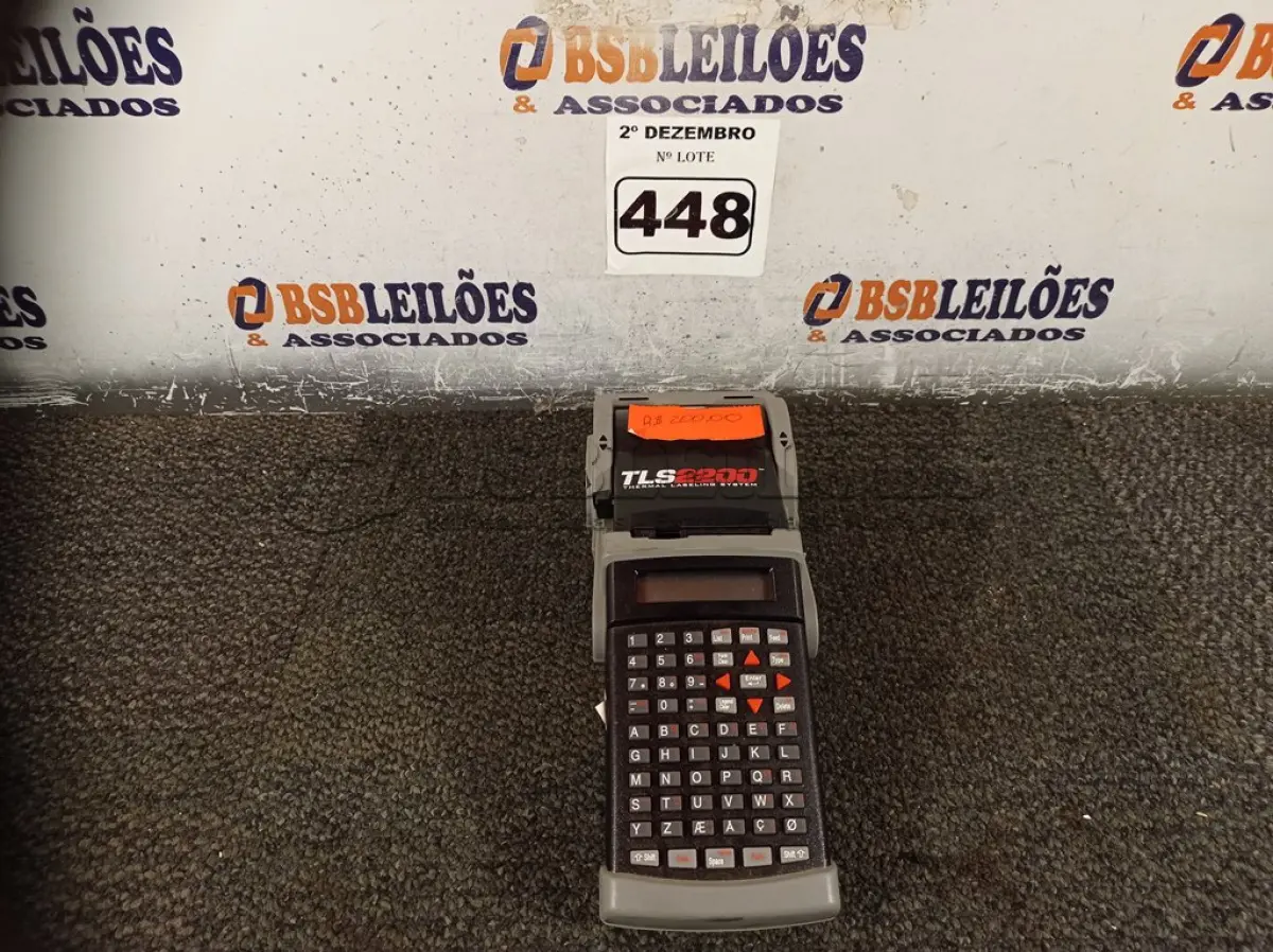 LOTE 448 - 01 IMPRESSORA TÉRMICA TLS-2200. (NO ESTADO) ATENÇÃO! FAZER A VISITAÇÃO ANTES DE ARREMATAR, NÃO SABEMOS SE FUNCIONA. LEILÃO NÃO TEM GARANTIA E NEM DEVOLUÇÃO, SUJEITO A POSSÍVEIS AVARIAS VISÍVEIS/OCULTAS E/OU AUSÊNCIA DE COMPONENTES.