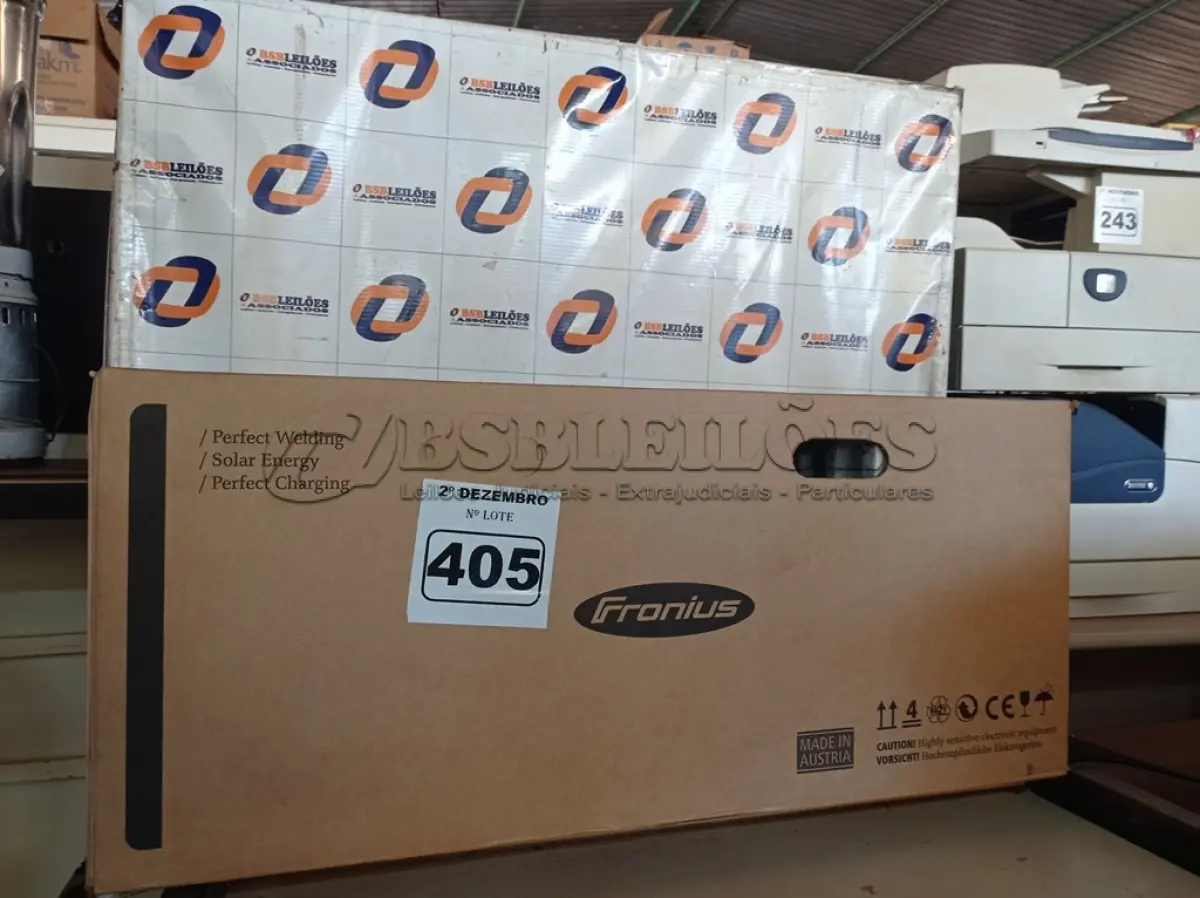 LOTE 405 - 01 INVERSOR FRONIUS SYMO 17.5-3-M. (NO ESTADO) ATENÇÃO! FAZER A VISITAÇÃO ANTES DE ARREMATAR, NÃO SABEMOS SE FUNCIONA. LEILÃO NÃO TEM GARANTIA E NEM DEVOLUÇÃO, SUJEITO A POSSÍVEIS AVARIAS VISÍVEIS/OCULTAS E/OU AUSÊNCIA DE COMPONENTES.
