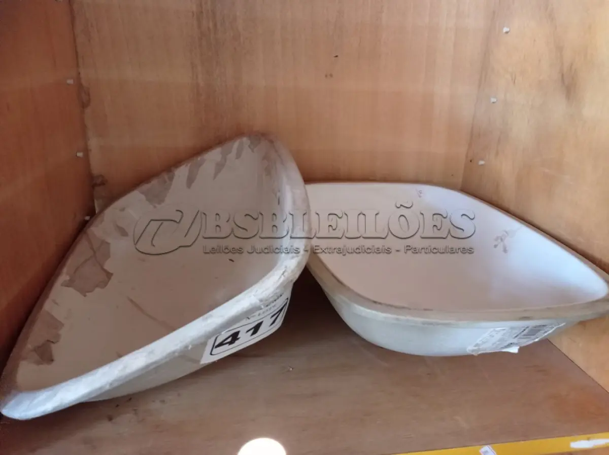 LOTE 417 - 02 CUBAS PARA LAVATÓRIO MARCAS E MODELOS DIVERSOS. (NO ESTADO) ATENÇÃO! FAZER A VISITAÇÃO ANTES DE ARREMATAR, NÃO SABEMOS SE FUNCIONA. LEILÃO NÃO TEM GARANTIA E NEM DEVOLUÇÃO, SUJEITO A POSSÍVEIS AVARIAS VISÍVEIS/OCULTAS E/OU AUSÊNCIA DE COMPONENTES.