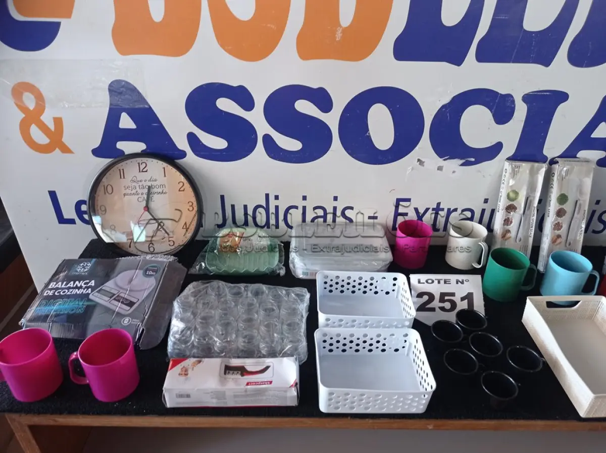 LOTE 251 - 56 – UTENSÍLIOS PARA COZINHA DIVERSOS (APROXIMADAMENTE)(NO ESTADO, NÃO SABEMOS SE FUNCIONA. LEILÃO NÃO TEM GARANTIA E NEM DEVOLUÇÃO, SUJEITO A POSSÍVEIS AVARIAS VISÍVEIS/OCULTAS E/OU AUSÊNCIA DE COMPONENTES)
