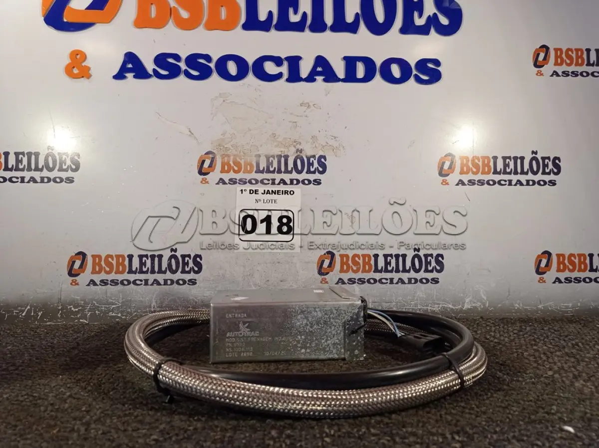 LOTE 018 - 01 KIT SISTEMA DE FRENAGEM INDEPENDENTE. (NO ESTADO) ATENÇÃO! FAZER A VISITAÇÃO ANTES DE ARREMATAR, NÃO SABEMOS SE FUNCIONA. LEILÃO NÃO TEM GARANTIA E NEM DEVOLUÇÃO, SUJEITO A POSSÍVEIS AVARIAS VISÍVEIS/OCULTAS E/OU AUSÊNCIA DE COMPONENTES.