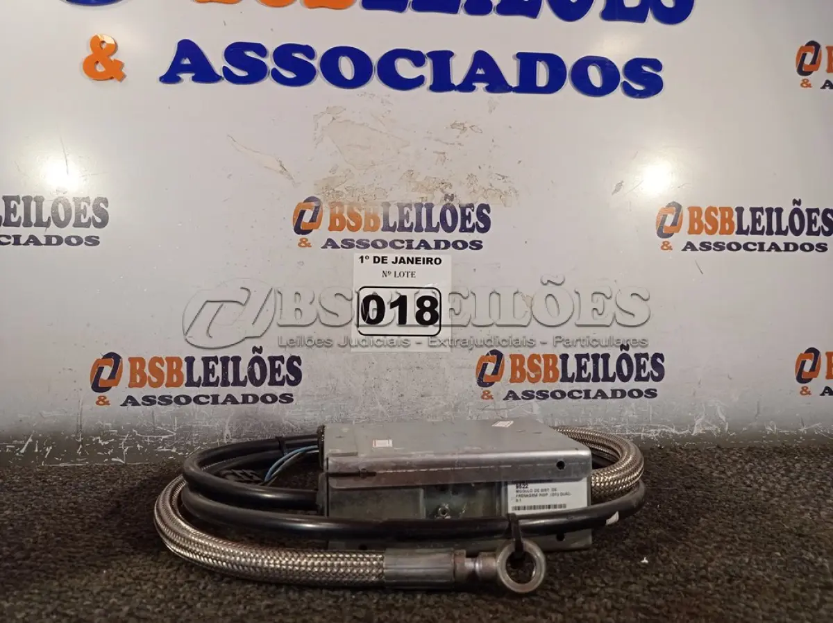 LOTE 018 - 01 KIT SISTEMA DE FRENAGEM INDEPENDENTE. (NO ESTADO) ATENÇÃO! FAZER A VISITAÇÃO ANTES DE ARREMATAR, NÃO SABEMOS SE FUNCIONA. LEILÃO NÃO TEM GARANTIA E NEM DEVOLUÇÃO, SUJEITO A POSSÍVEIS AVARIAS VISÍVEIS/OCULTAS E/OU AUSÊNCIA DE COMPONENTES.