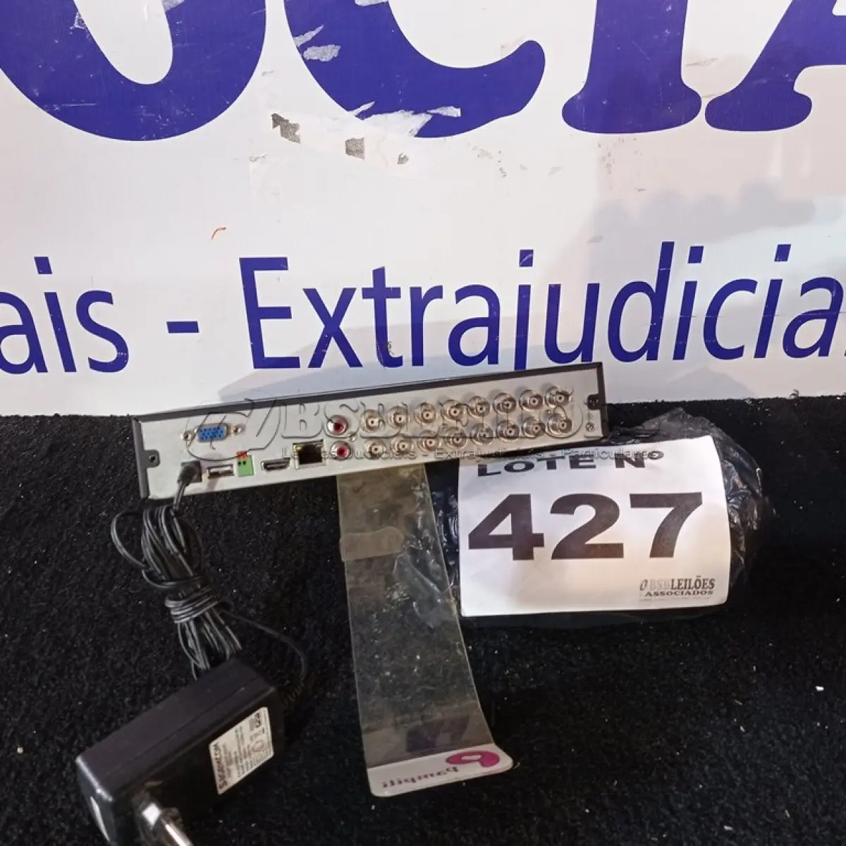 LOTE 427 - 01 - DVR 16 CANAIS INTELBRAS (NO ESTADO, NÃO SABEMOS SE FUNCIONA. LEILÃO NÃO TEM GARANTIA E NEM DEVOLUÇÃO, SUJEITO A POSSÍVEIS AVARIAS VISÍVEIS/OCULTAS E/OU AUSÊNCIA DE COMPONENTES)