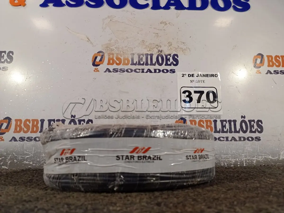 LOTE 370 - 01 ROLO DE CABO FLEXÍVEL 100M 1X2,5MM NA COR PRETA (NOVO). (NO ESTADO) ATENÇÃO! FAZER A VISITAÇÃO ANTES DE ARREMATAR, NÃO SABEMOS SE FUNCIONA. LEILÃO NÃO TEM GARANTIA E NEM DEVOLUÇÃO, SUJEITO A POSSÍVEIS AVARIAS VISÍVEIS/OCULTAS E/OU AUSÊNCIA DE COMPONENTES.