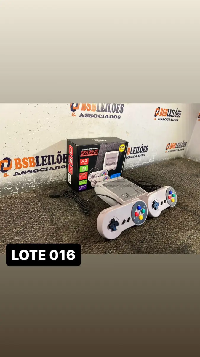 LOTE 016 - 01 VIDEOGAME RETRO COM MAIS DE 600 JOGOS( NOVO ) ( NO ESTADO )