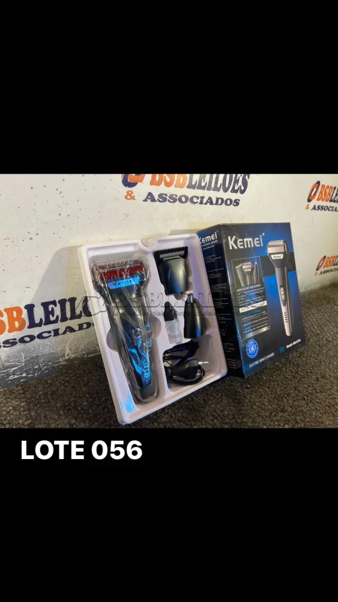 LOTE 056 - 01 BARBEADOR ELETRICO COM DIVERSAS ENTRADAS ( NOVO ) ( NO ESTADO )
