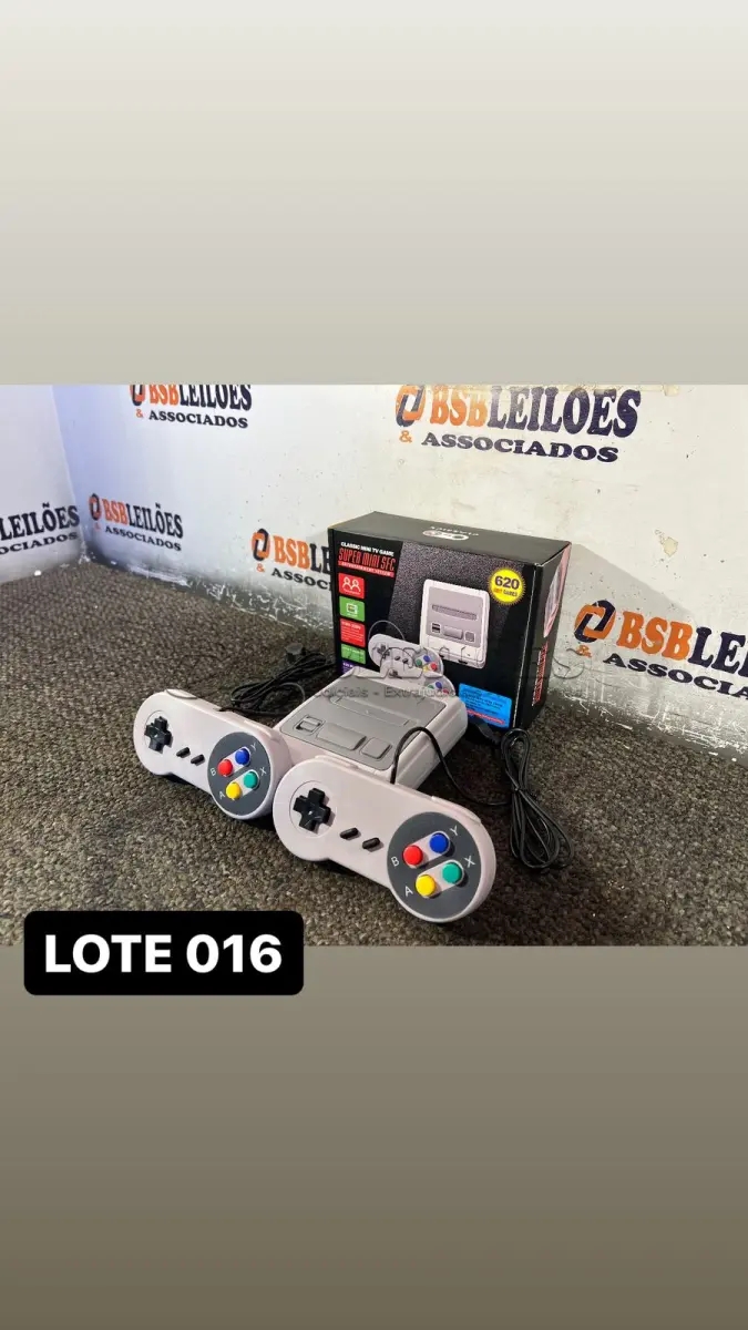 LOTE 016 - 01 VIDEOGAME RETRO COM MAIS DE 600 JOGOS( NOVO ) ( NO ESTADO )